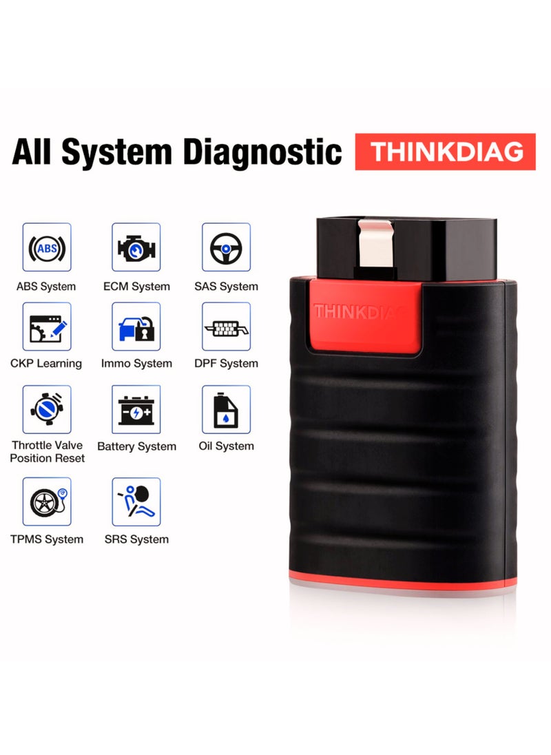 OBD2 Diagnostic Tool for FCA Cars with 1 Year AutoAuth SGM Login Thinkdiag for Fiat For Chrysler for Dodge for Jeep For Maserati for Ram Thinkdiag Scanner