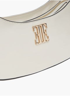 ELLE Womens Solid Shoulder Bag With Zip Closure And Adjustable Strap  - Image 4