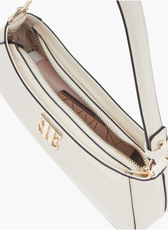 ELLE - Womens Solid Shoulder Bag With Zip Closure And Adjustable Strap - Image 1