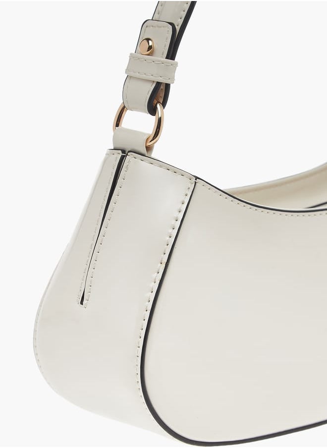 ELLE - Womens Solid Shoulder Bag With Zip Closure And Adjustable Strap - Image 1