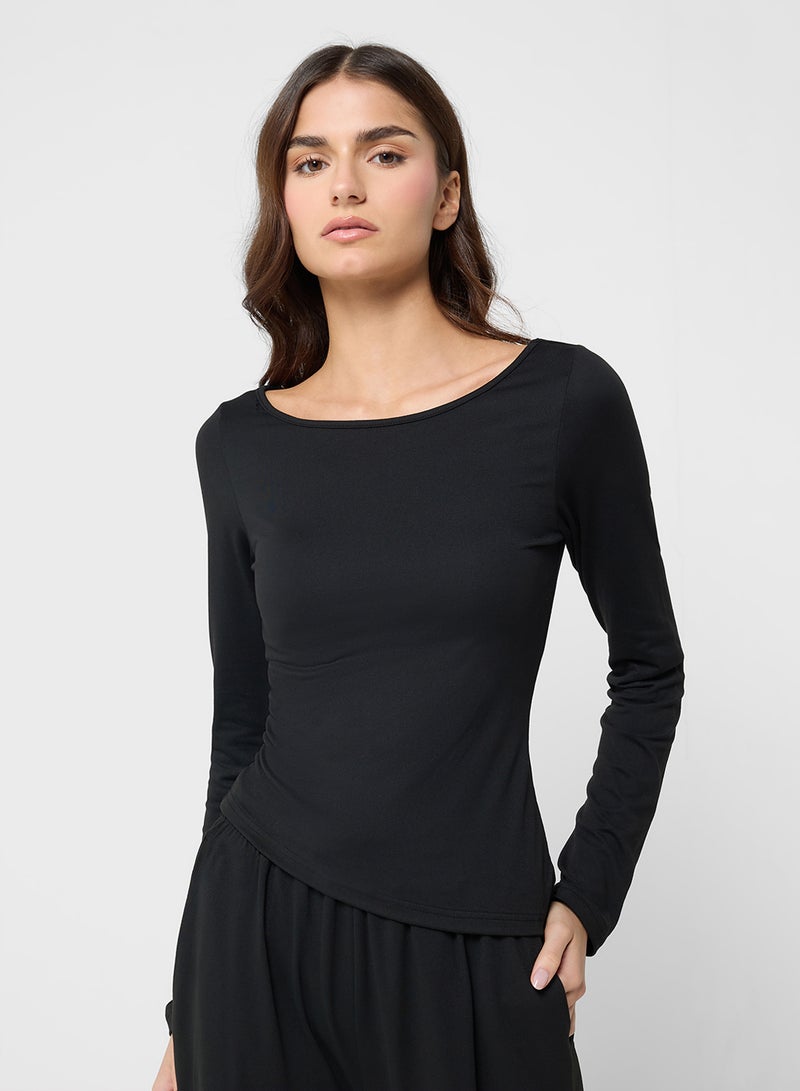 Ginger Fitted Long Sleeves Top & Pyjama Lounge Set - Image 3