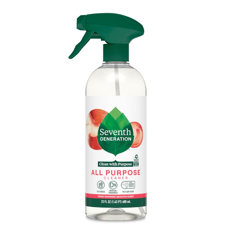 Seventh Generation All Purpose Cleaner Fresh Morning Meadow Scent Cuts Grease 23 Fl Oz - Image 2