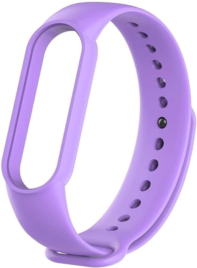 Strap Mi Band 4 silicone light purple color