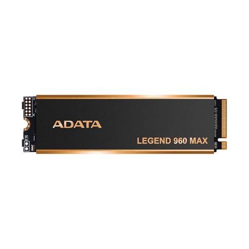 ADATA 2TB SSD Legend 960 Max with Heatsink 2TB PCIe Gen4x4 NVMe M.2 Internal Gaming SSD Up to 7,400 MB/s PS5 Compatible (ALEG-960M-2TCS) - Image 1