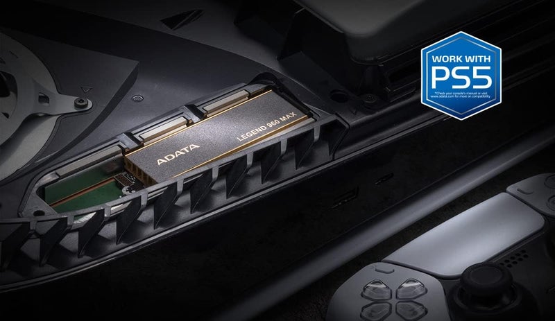 ADATA 2TB SSD Legend 960 Max with Heatsink 2TB PCIe Gen4x4 NVMe M.2 Internal Gaming SSD Up to 7,400 MB/s PS5 Compatible (ALEG-960M-2TCS) - Image 5
