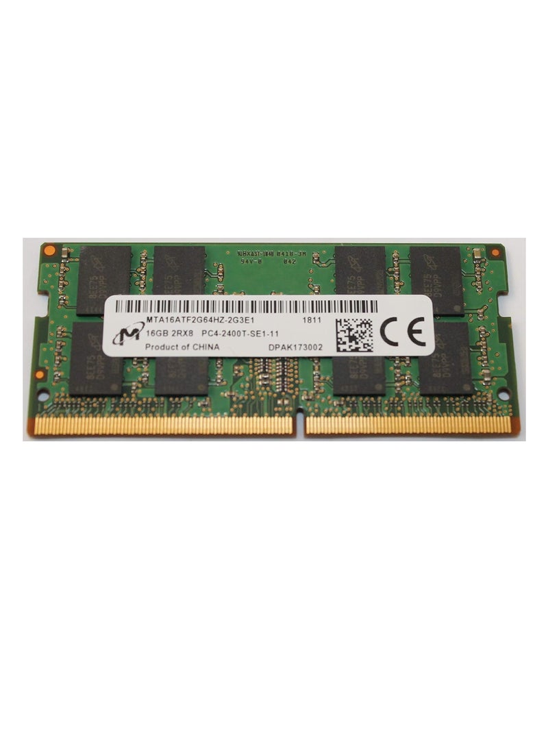 MTA16ATF2G64HZ-2G3E1 Micron 16GB 2RX8 DDR4 PC4-17000 2400MHz Laptop Memory Module 