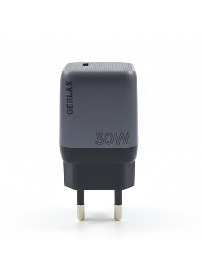 GERLAX GA-48 30W Fast Wall Charger with Type-C to Lightning Cable 1m, Single Type-C Port PD Fast Charging Adapter, Compact Mini Design, Intelligent Safety Protection, Quick Charge Compatible for All Devices - Image 5