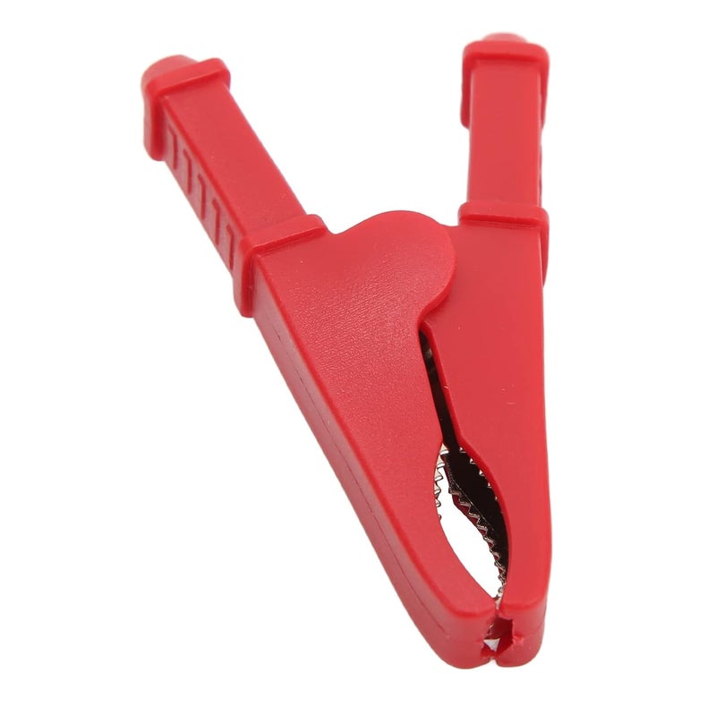 Red Mini Test Clips 5Pcs Brass Electrical Safety Clamp for Circuit Car Battery Testing - Image 3