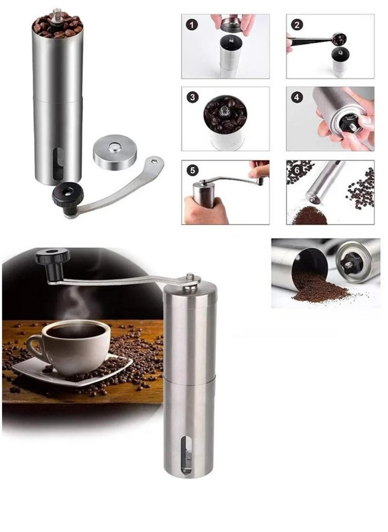 Denx Easy-To-Use Stainless Steel Manual Coffee Grinder With A Capacity Of 40 G - Image 3