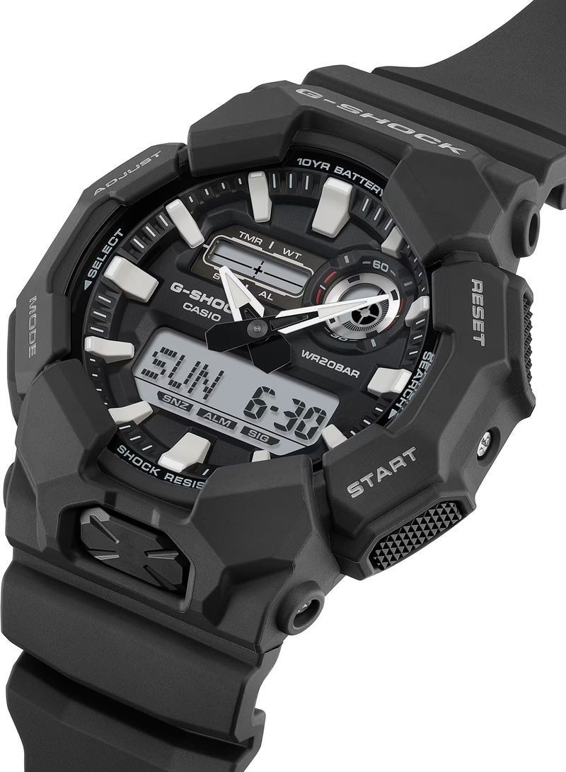 CASIO ساعة كاسيو GA-010-1A1ER، سوداء، حديثة - Image 3