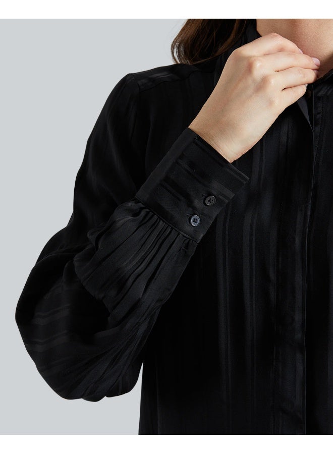 GANT REG SATIN STRIPED SHIRT - Image 4