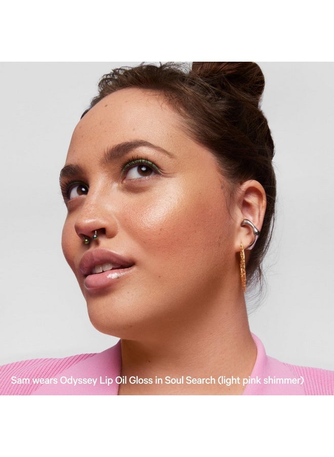 MILK MAKEUP Odyssey Lip Oil Gloss Soul Search (Light Pink Shimmer)0.2 Ozhighshine Lip Gloss For Smoother Fuller Lipslong Lasting & Non Stickysweet Vanilla Scentvegan Cruelty Free  - Image 3