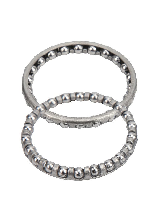 Dilwe محمل كروي للتوجيه، فولاذي 37 مم / 1.5 بوصة محمل كروي لتوجيه سكوتر كهربائي مع غسالة - Image 2