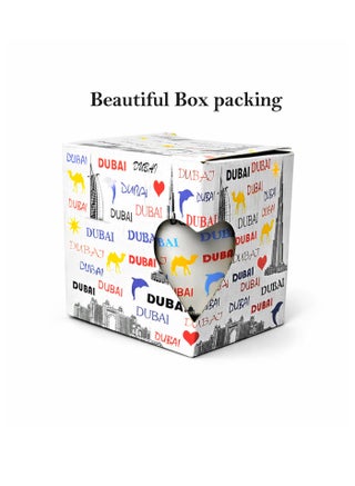 2pcs Dubai Souvenir Ceramic Mug 30cl – Colorful Landmark & Camel Design | Coffee Cup, Decorative Display & Keepsake Gift - view 2