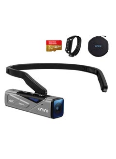 Ordro EP7 FPV Mini Head Wearable 4K Camera with Gimbal Stabilizer and Remote Controller