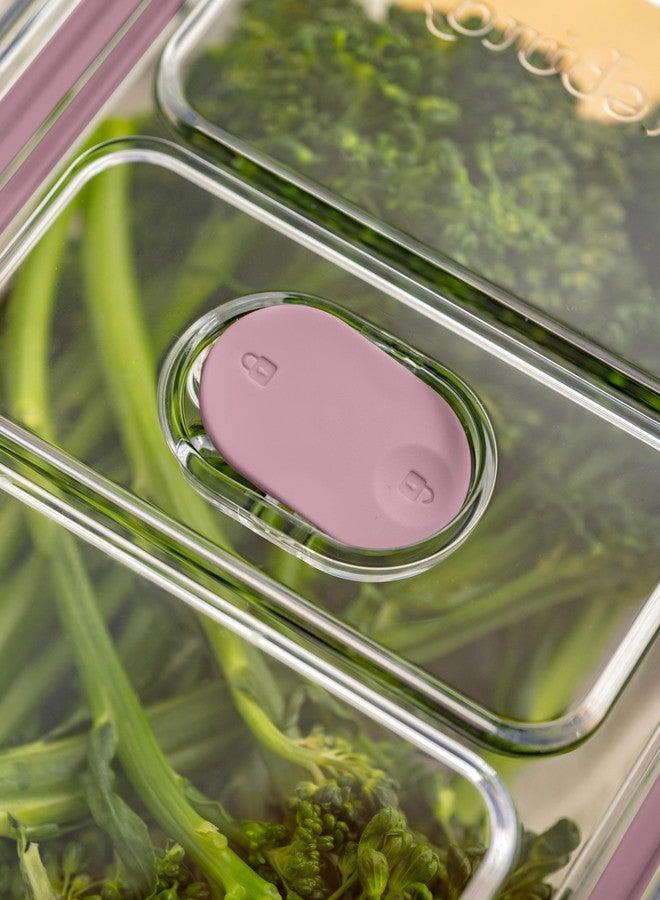 Prepara LatchLok Click 9.3 Cup Food Storage Container, Rose - Image 3