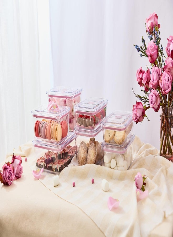 Prepara LatchLok Click 9.3 Cup Food Storage Container, Rose - Image 2