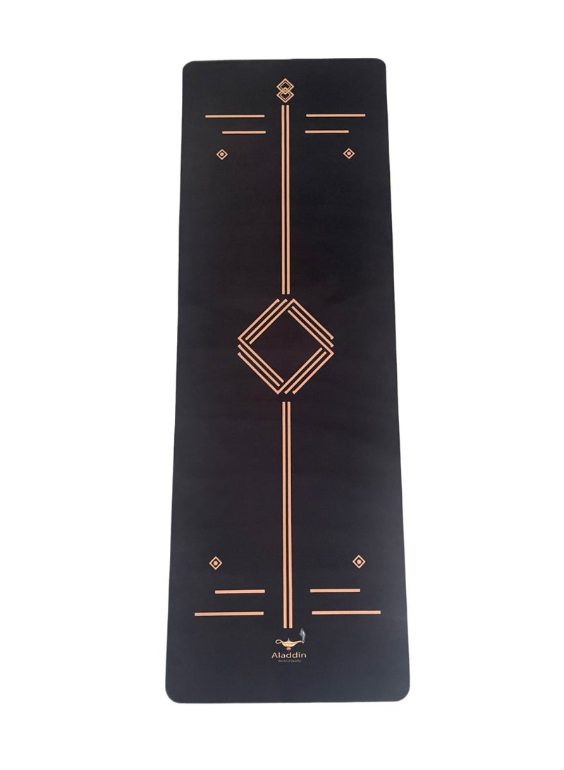 Aladdin Yoga Mat Natural Rubber With Black Suede - Image 1
