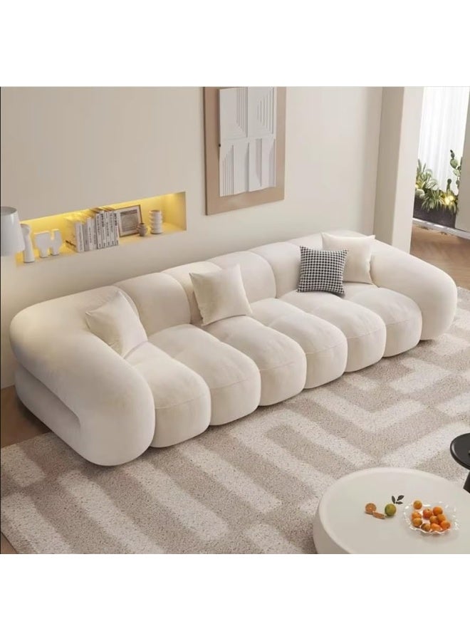 Poppins Home Modern Marshmallow Sofa: Stylish, Comfortable, and Unique Seating for Your Living Room Multiple Options available (3Seater Sofa)  - Image 1