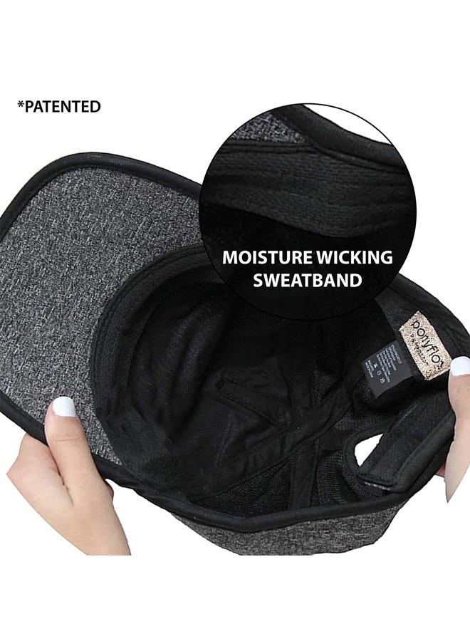 Ponyflo Active Ponytail Hat - Ponytail Caps for Women, Running Hat for Women, Curly Hair Ponytail Hat, Womens Ponytail Hats for Gym - Image 5