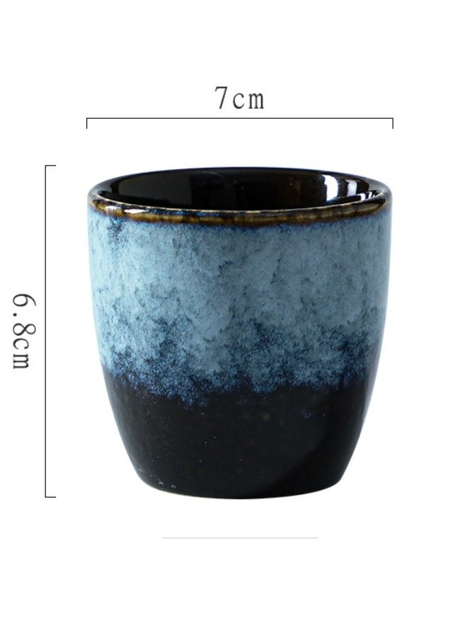 Espresso Cups Coffee Cups Mugs Handmade 5 pcs Tea Cups 150ml  With Multicolour Gift Box Cups for Turkish Tea Cappuccino Latte