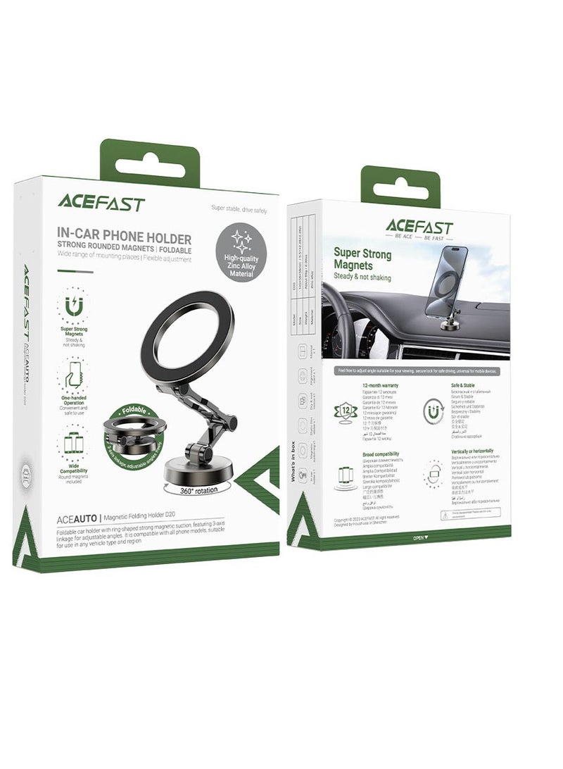 ACEFAST D20 Car Mount Magnetic Holder - Image 3