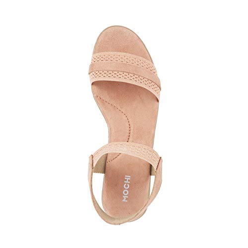 Mochi Womens Synthetic Peach Sandals (Size (3 UK (36 EU)) - Image 5