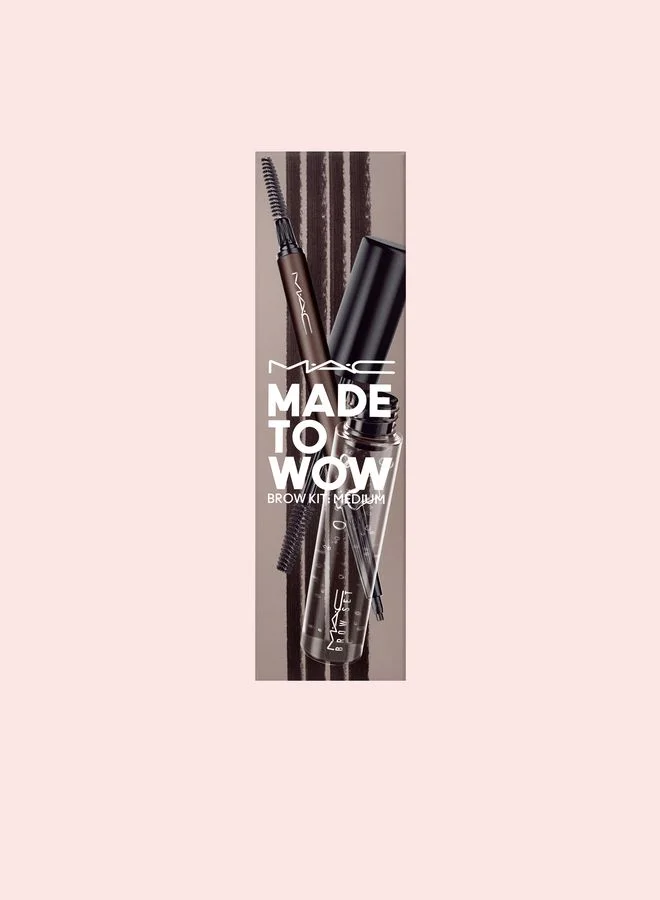 MAC Cosmetics Made To Wow Brow Kit: Medium, Savings 21%