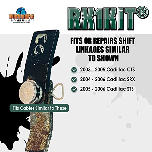 BushingFix.com BushingFix RX1Kit Transmission Shift Linkage Repair Kit, Automatic Transmission Shift Linkages Kit compatible with Select Caddy Models, Shift Linkage Bushing Replacement, Includes Installation Tools - Image 4