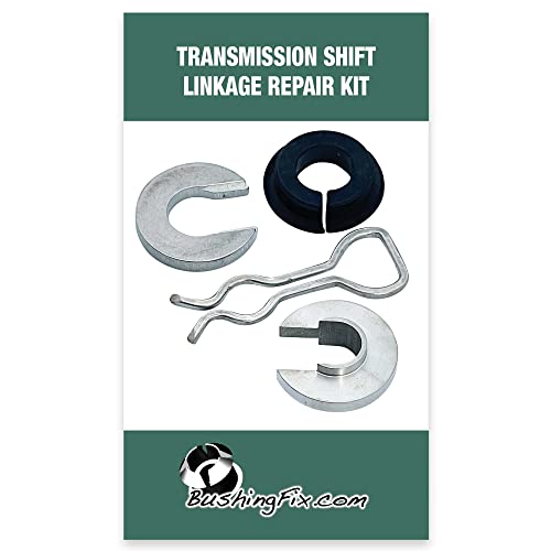 BushingFix.com BushingFix RX1Kit Transmission Shift Linkage Repair Kit, Automatic Transmission Shift Linkages Kit compatible with Select Caddy Models, Shift Linkage Bushing Replacement, Includes Installation Tools - Image 1
