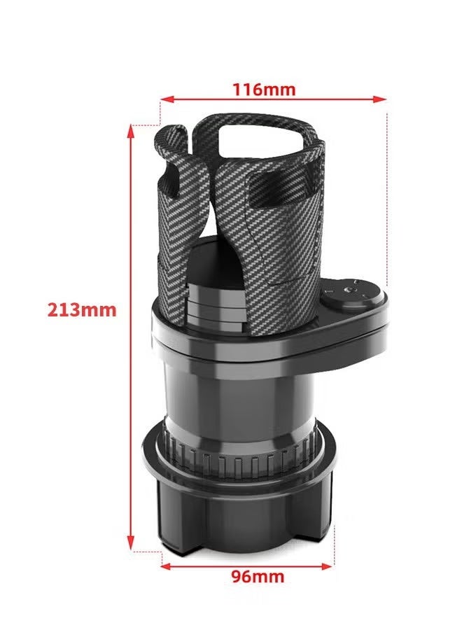 Classic Car Interior Accessories Upgraded Multi-Functional Rotating Car Cup Holder - Image 5