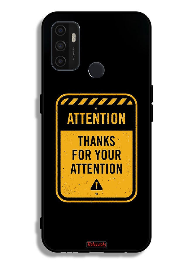 Tolwak Oppo A32 Protective Case Cover Thanks For Attention - Image 2