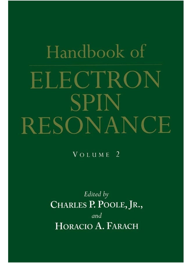 Handbook of Electron Spin Resonance: Volume 2 