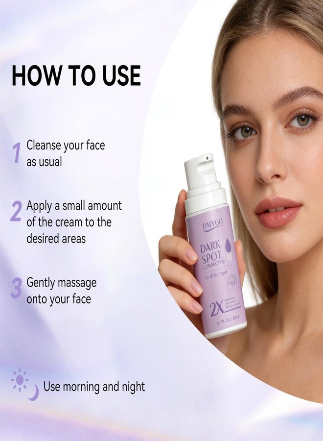 DMYGO Dark Spot Remover for Face and Body - Dark Spot Corrector Serum for Sun Spots, Age Spots, Brown Spot, Freckles & Melasma - Skin Care Repair Evens Skin Tone for All Skin Type 1.7 Fl Oz - Image 5
