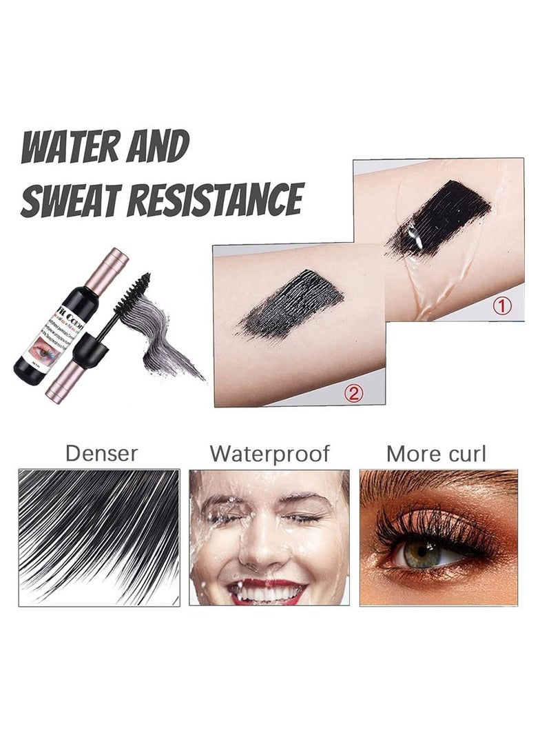 SYOSI Colorful Mascara Set, Charming Mascara for Eyelashes,  Waterproof Natural Hypoallergenic Colorful Long Lasting Mascara (6 PCS) - Image 4