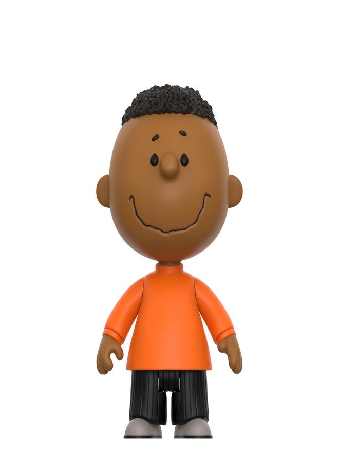 Super7 Peanuts Franklin Reaction Figure - 3.75" Peanuts Action Figure Classic Cartoon Collectibles and Retro Toys - Image 2