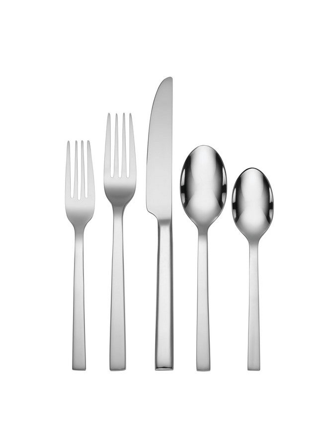ONEIDA Oneida Chef's Table 20 Piece Everyday Flatware, Service for 4, 18/0 Stainless Steel, Silverware Set  - Image 1