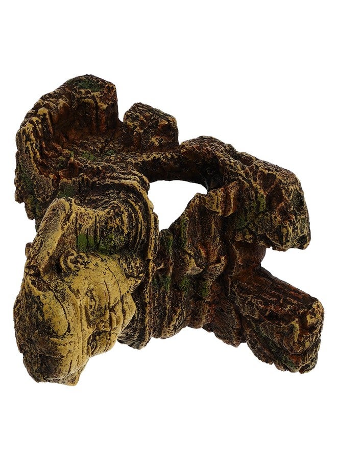 balacoo Aquarium Sphinx Statue Egyptian Style Sphinx Figurine Statue Sphinx Hiding Cave Decorations Small Reptile Fish Tank Retro Rainforest Landscape - Image 2
