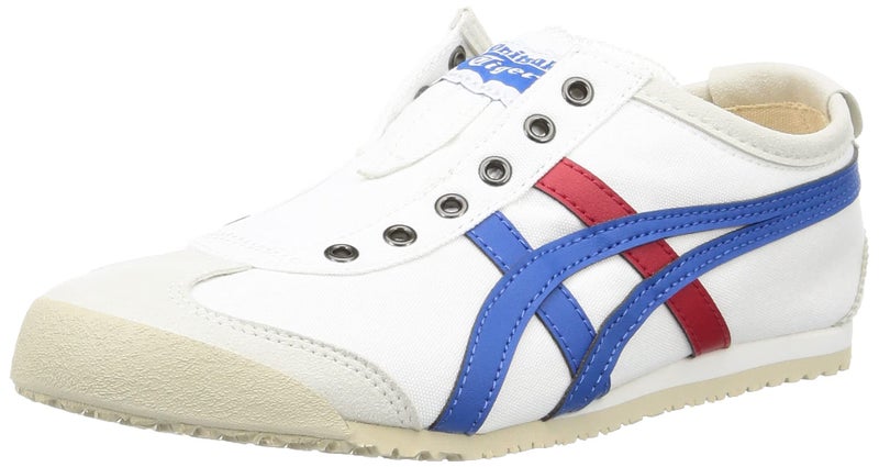 Onitsuka Tiger Unisex Mexico 66 Slip-ON 1183A360 (White/Tricolor, US Footwear Size System, Adult, Men, Numeric, Medium, 12.5) - Image 5