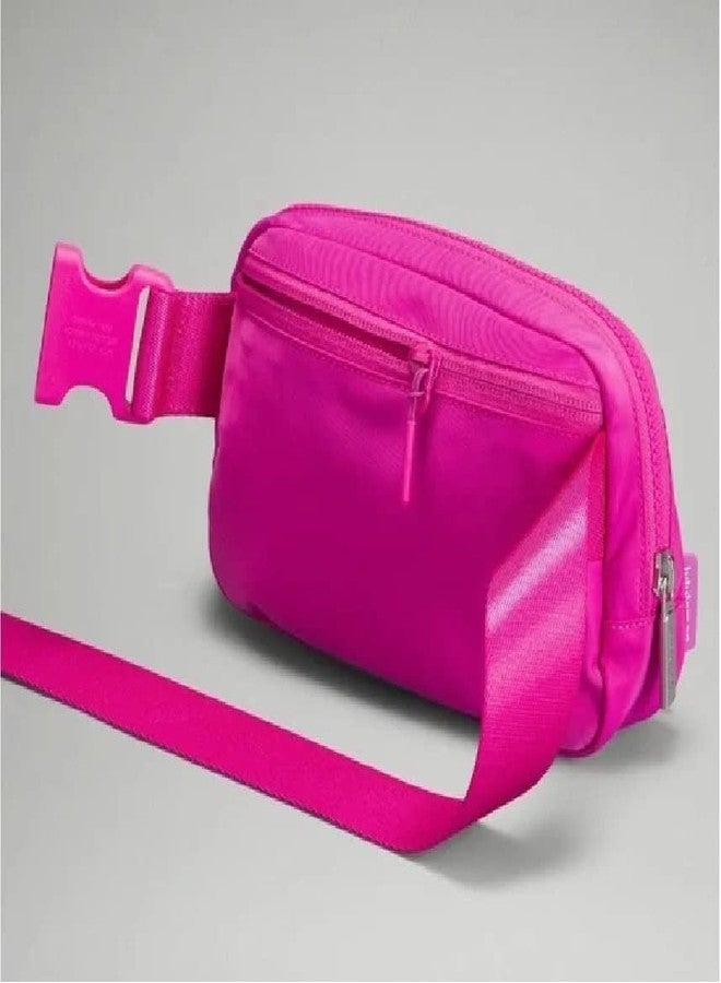 لولوليمون حقيبة خصر لولوليمون إيفري وير سعة 1 لتر (جاكار مكدس، لون الكرز الأسود، لون أزرق مخضر ليلي) - Image 3