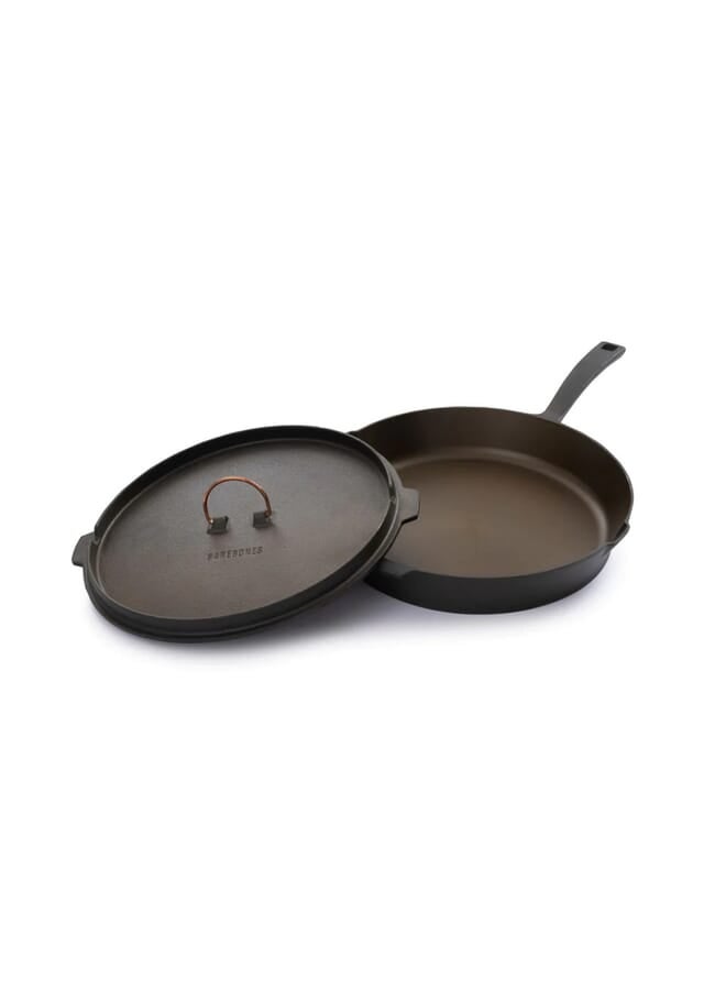Barebones - 12" All in One Cast Iron Skillet - Image 1