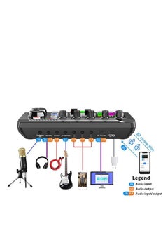 Mi VAZA Mi VAZA F998 Sound Card with 16 Sound Effects Audio Recording Sound Mixer Audio Mixing Console Amplifier for Phone PC  - Image 3