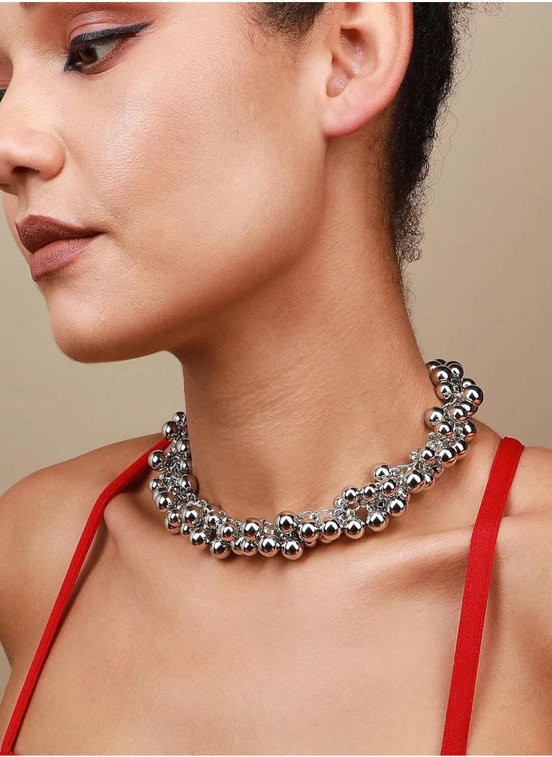 SOHI Dazzling Embrace Sparkling Necklace