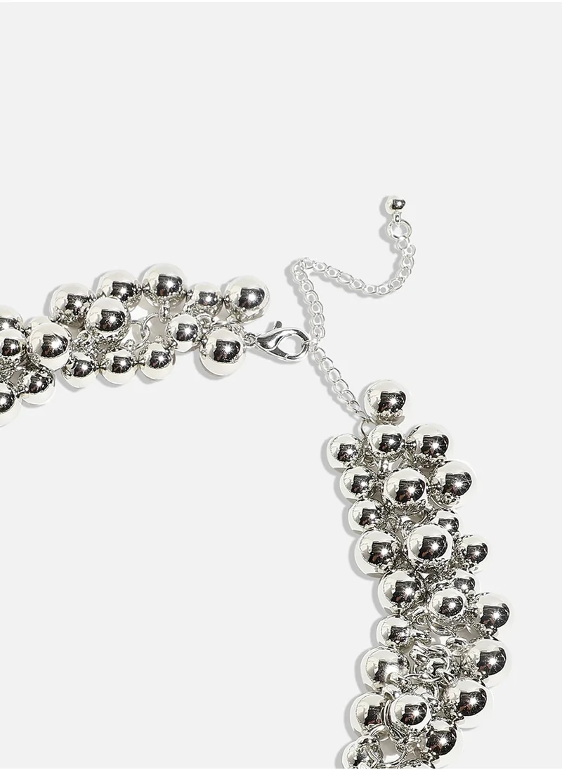 SOHI Dazzling Embrace Sparkling Necklace