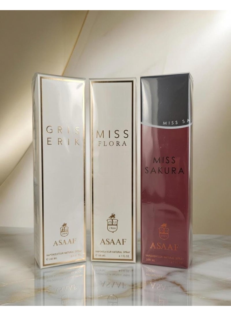 ASAAF PACKAGE ASAAF FOR WOMEN 3* PCS 200 ML - Image 1