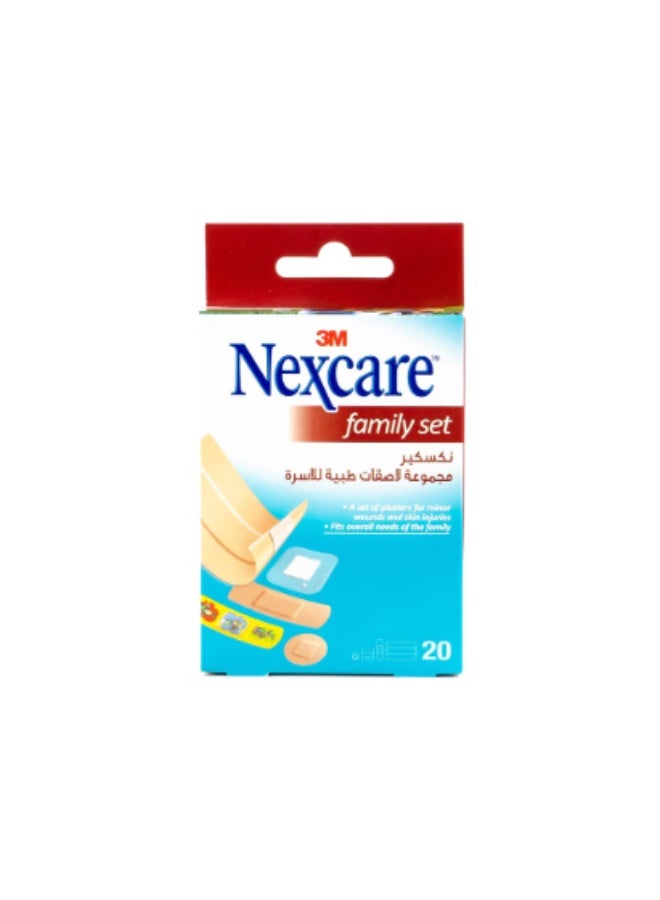 Nexcare 20-Piece Family Bandage Set - Image 1
