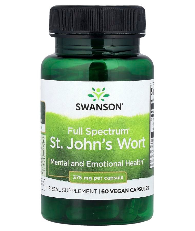 Full Spectrum® St. John's Wort 375 mg 60 Vegan Capsules