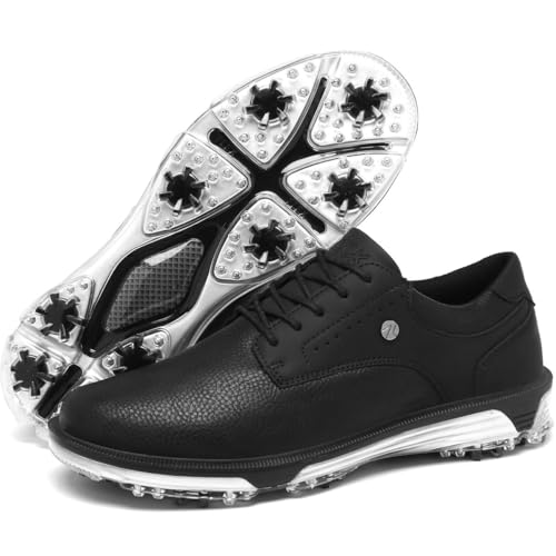 ULTIANT Mens Golf Shoes Traditions Spikeless Size 7514Black42 - Image 1