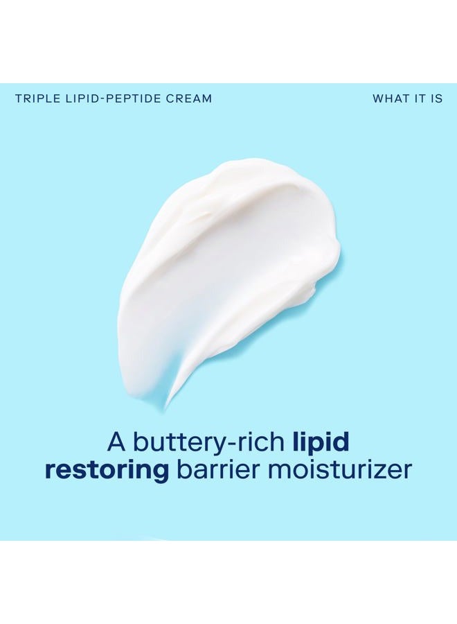 Skinfix Barrier+ Triple Lipid-Peptide Cream (1.7 oz) + Barrier+ Triple Lipid-Boost 360 Eye (0.5 oz) - Non-Comedogenic - Fragrance Free - Vegan, Cruelty Free - Image 2