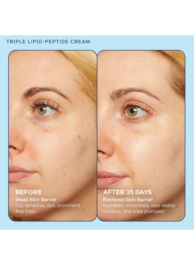 Skinfix Barrier+ Triple Lipid-Peptide Cream (1.7 oz) + Barrier+ Triple Lipid-Boost 360 Eye (0.5 oz) - Non-Comedogenic - Fragrance Free - Vegan, Cruelty Free - Image 3